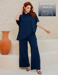 Conjunto Olga Azul Marinho