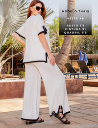 Conjunto Vicenza Palmira Off White