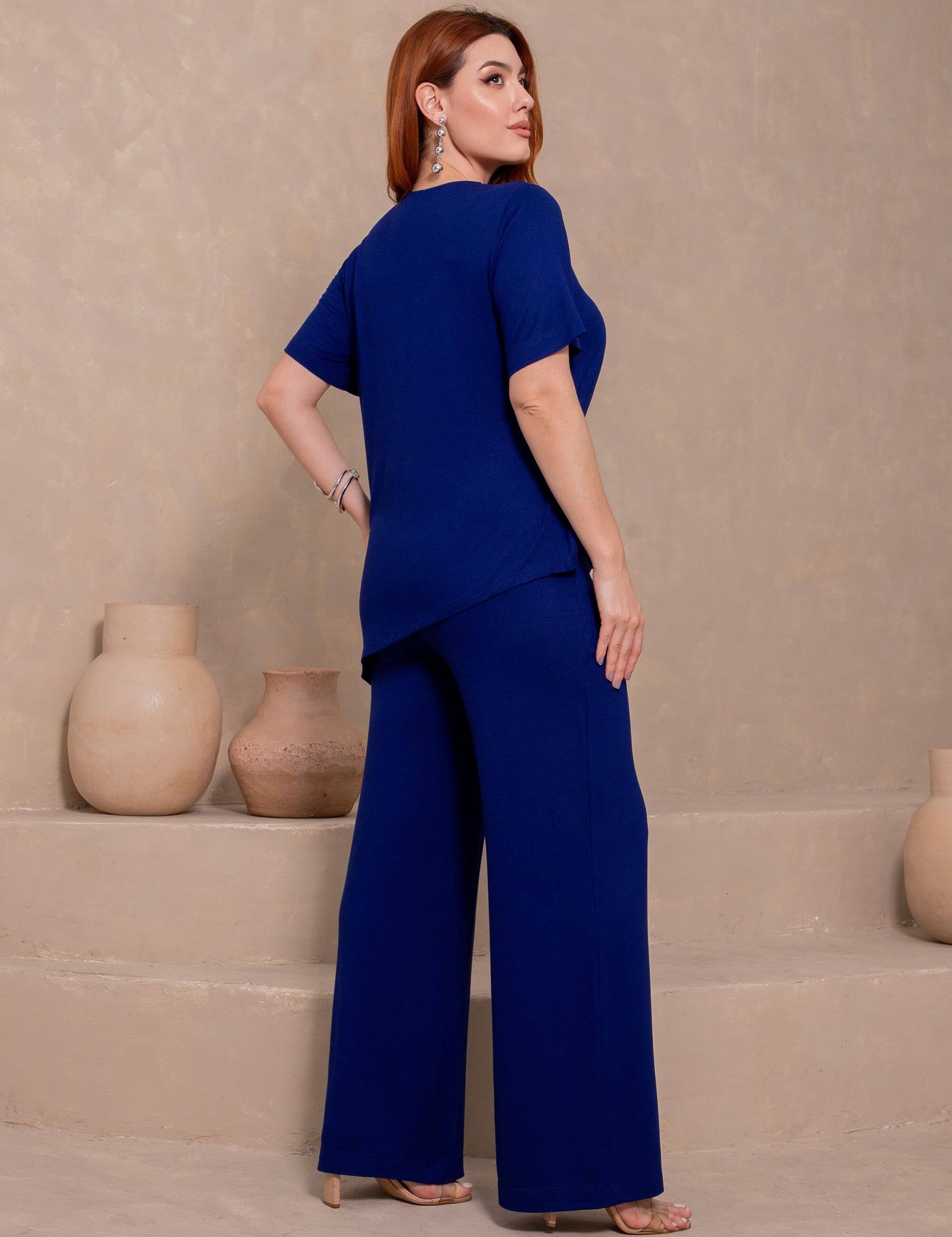 Conjunto Vicenza Tabina Azul Profundo