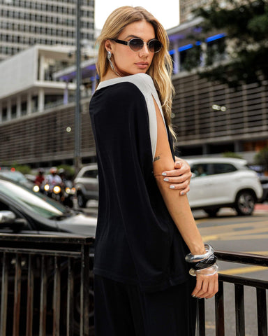 Conjunto Vicenza Afine Preto