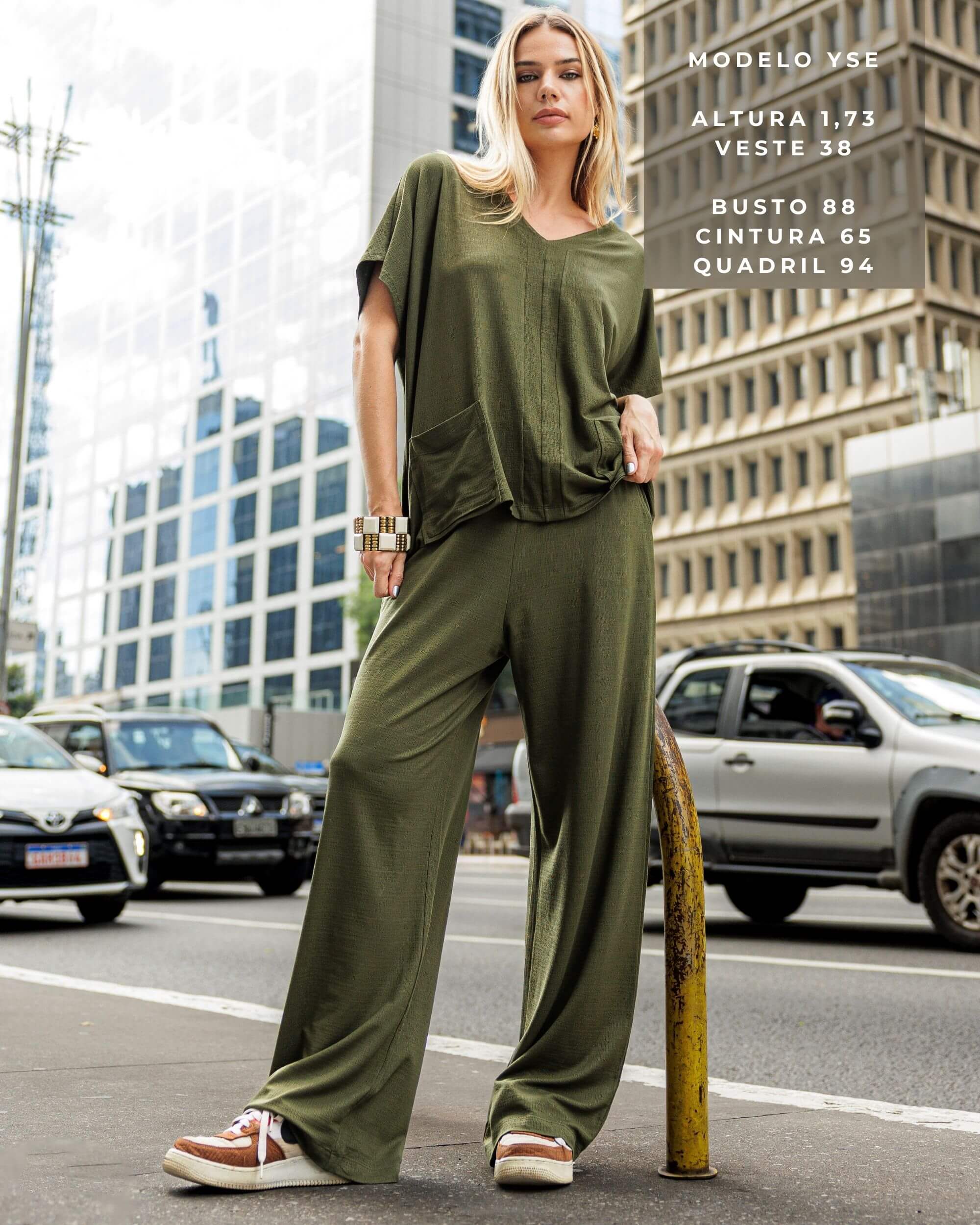Conjunto Vicenza Azira Verde Country