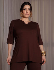 Conjunto Vicenza Briana Marrom Natureza