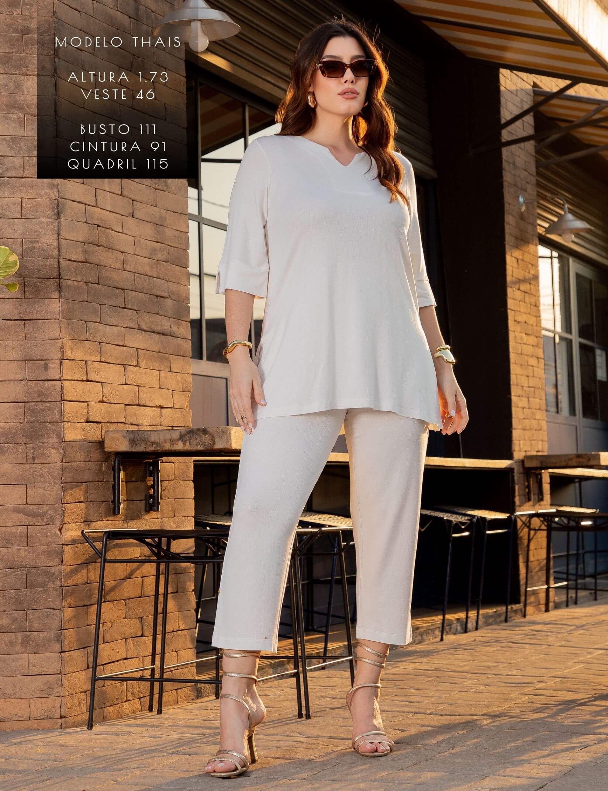 Conjunto Vicenza Briana Off White