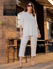 Conjunto Vicenza Briana Off White