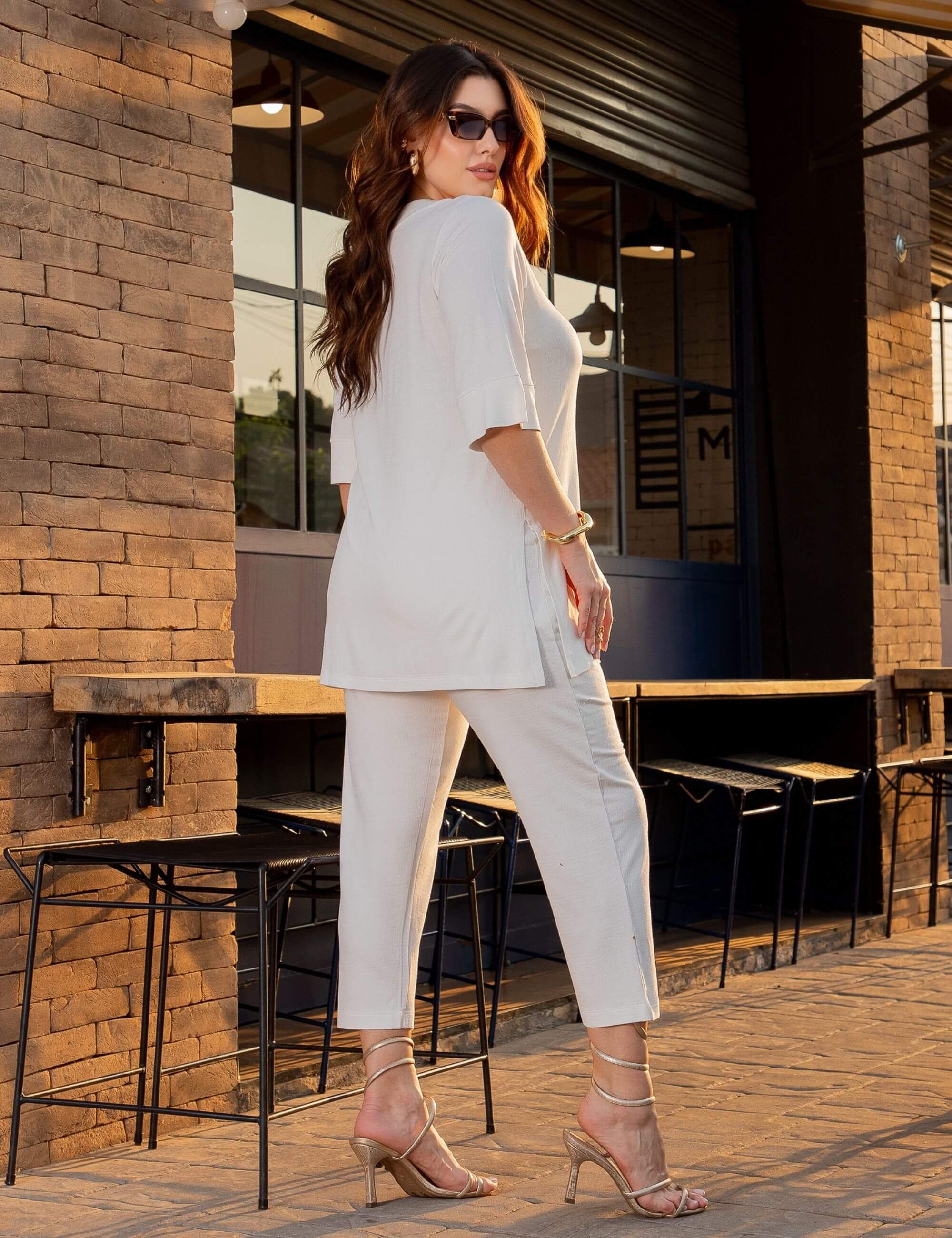 Conjunto Vicenza Briana Off White