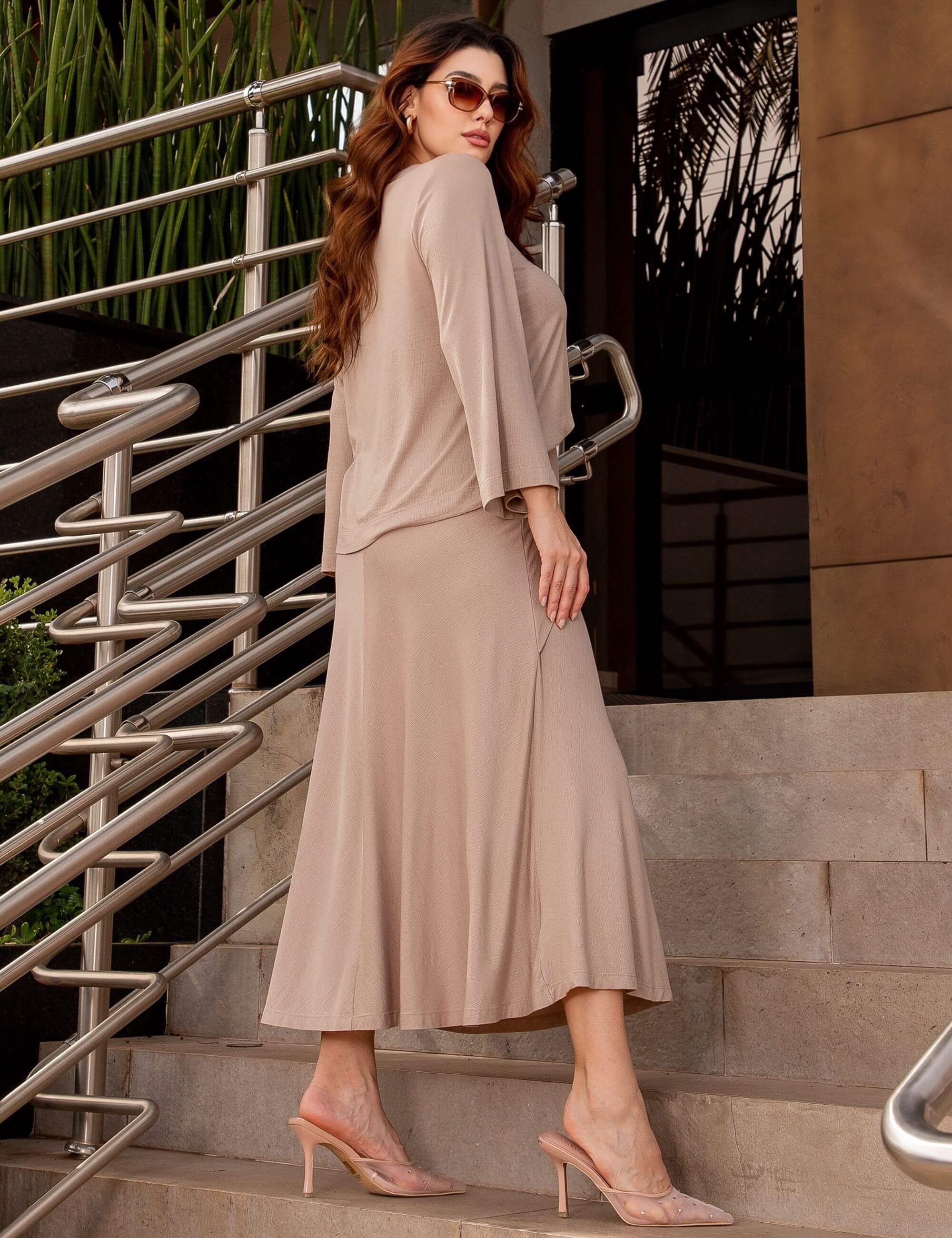 Conjunto Vicenza Clementine Taupe