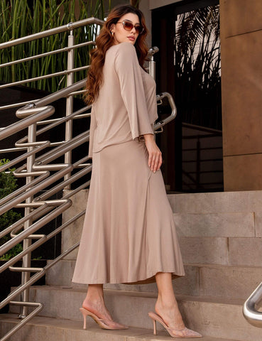 Conjunto Vicenza Clementine Taupe