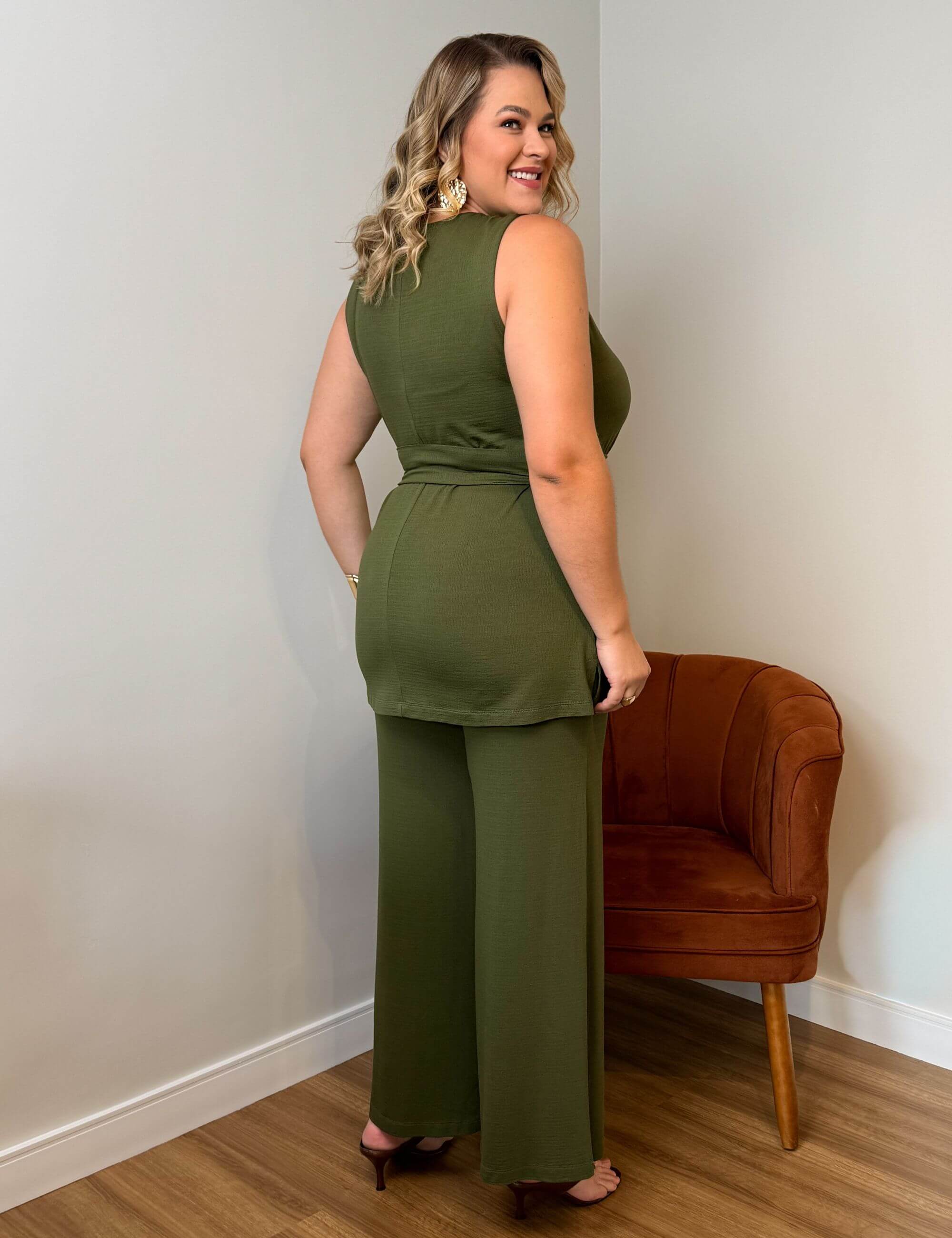 Conjunto Vicenza Evelina Verde Country