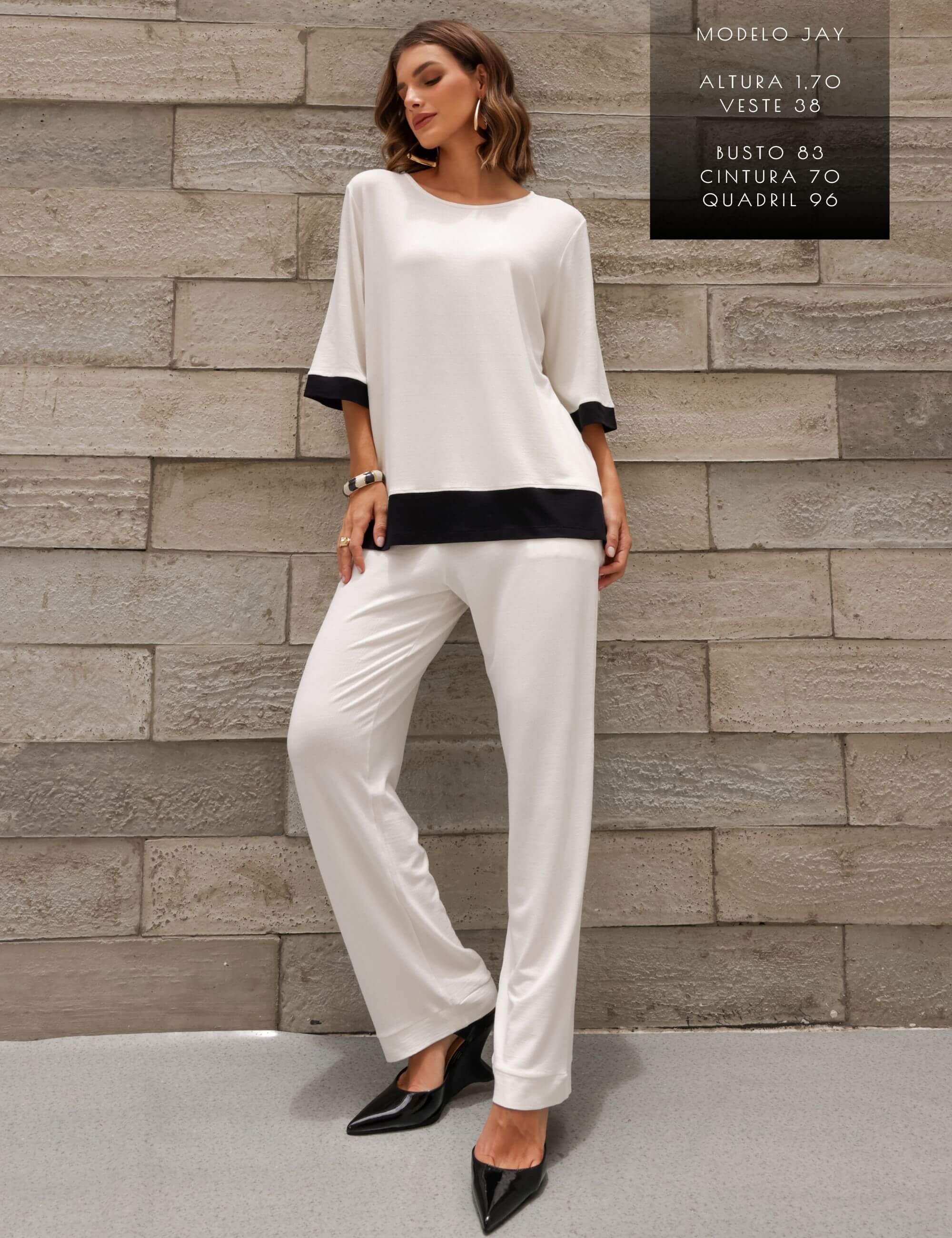 Conjunto Vicenza Gena Off White