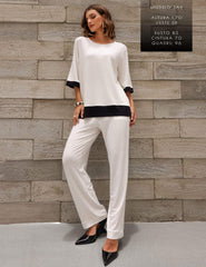 Conjunto Vicenza Gena Off White