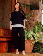 Conjunto Vicenza Gena Preto