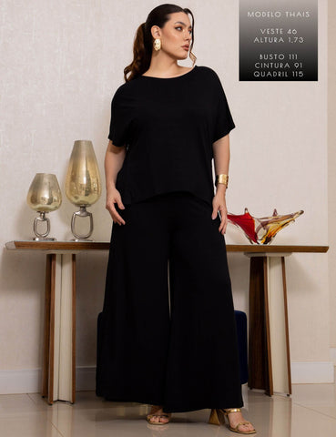 Conjunto Vicenza Lisa Preto