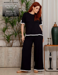 Conjunto Vicenza Palmira Preto