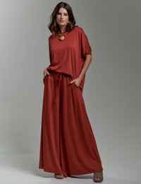 Conjunto Vicenza Lisa Marrom Galápagos