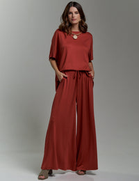 Conjunto Vicenza Lisa Marrom Galápagos