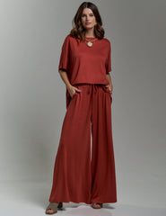 Conjunto Vicenza Lisa Marrom Galápagos