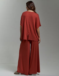 Conjunto Vicenza Lisa Marrom Galápagos