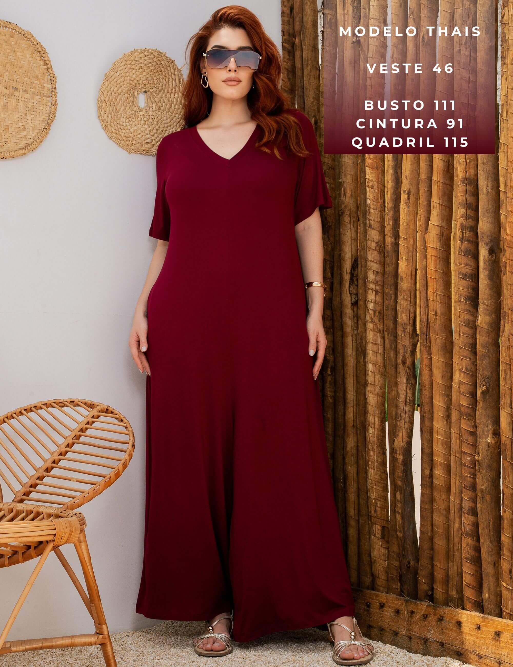 Macacão Filomena Bordo