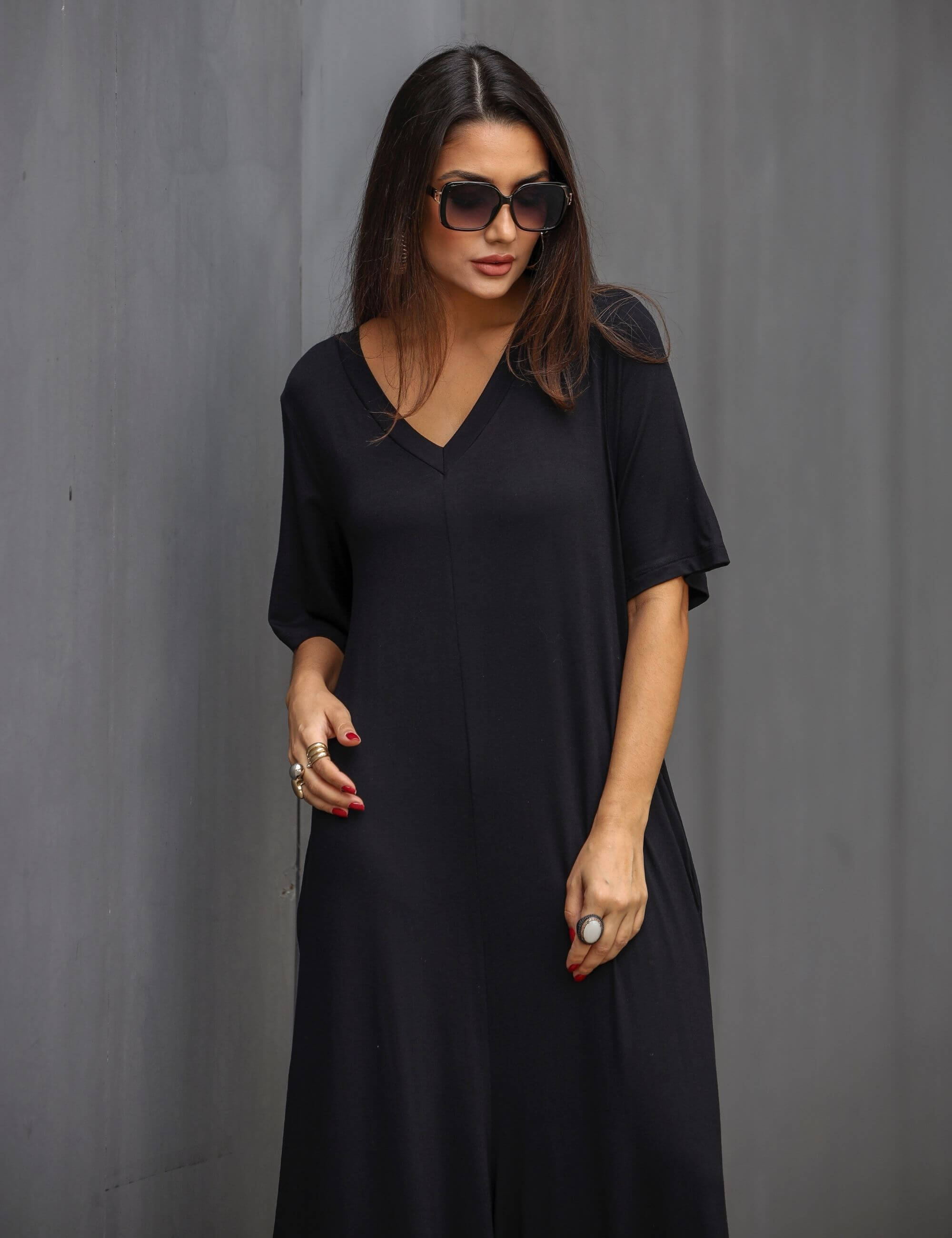Macacão Filomena Preto