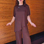 Conjunto Olga Marrom Natureza