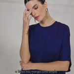 Conjunto Olga Azul Profundo