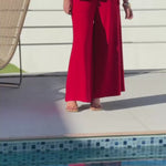Conjunto Vicenza Lisa Vermelho