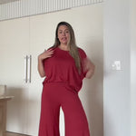 Conjunto Vicenza Lisa Marrom Galápagos