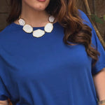 Conjunto Vicenza Lisa Azul Delfino