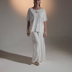 Conjunto Vicenza Lisa Off White