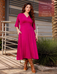 Vestido Cassia Violeta