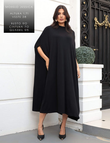 Vestido Claudina Preto