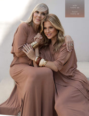 Vestido Diamela Mocha Mousse