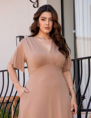 Vestido Divina Bege Awake