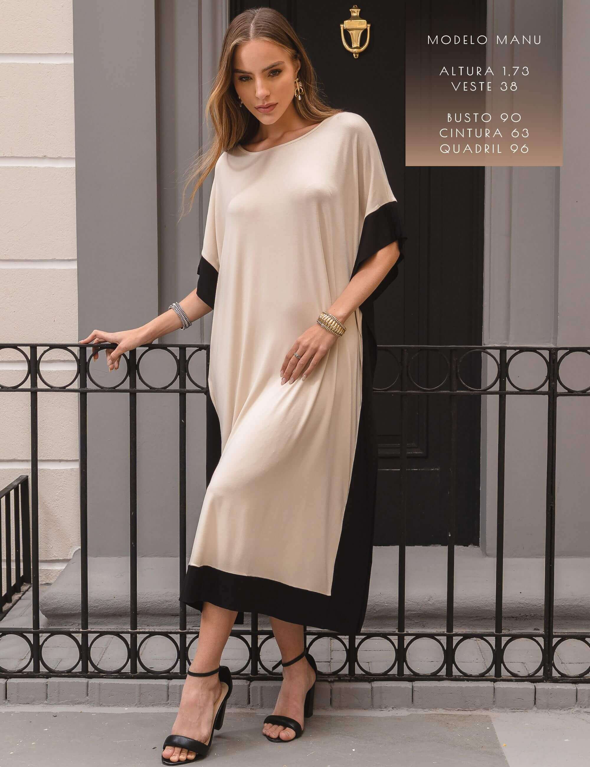 Vestido Elisabete Merengue