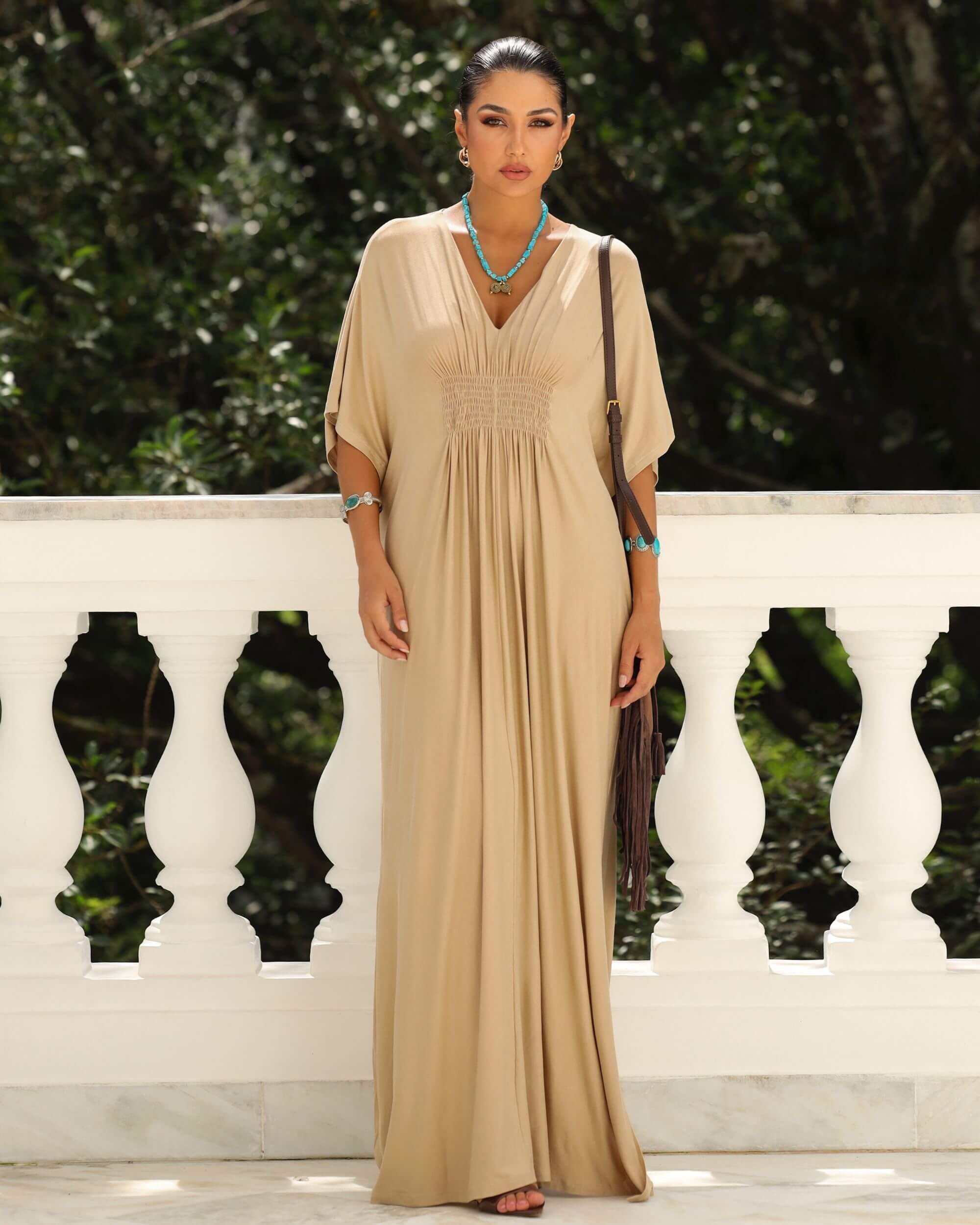 Vestido Elva Bege MPB