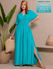 Vestido Elva Verde Suculenta