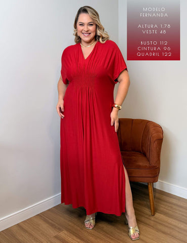 Vestido Elva Vermelho