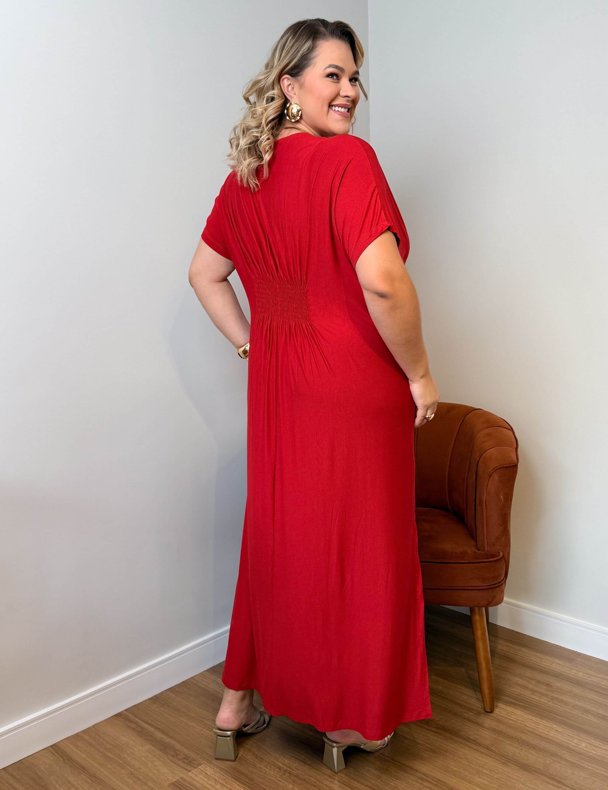 Vestido Elva Vermelho