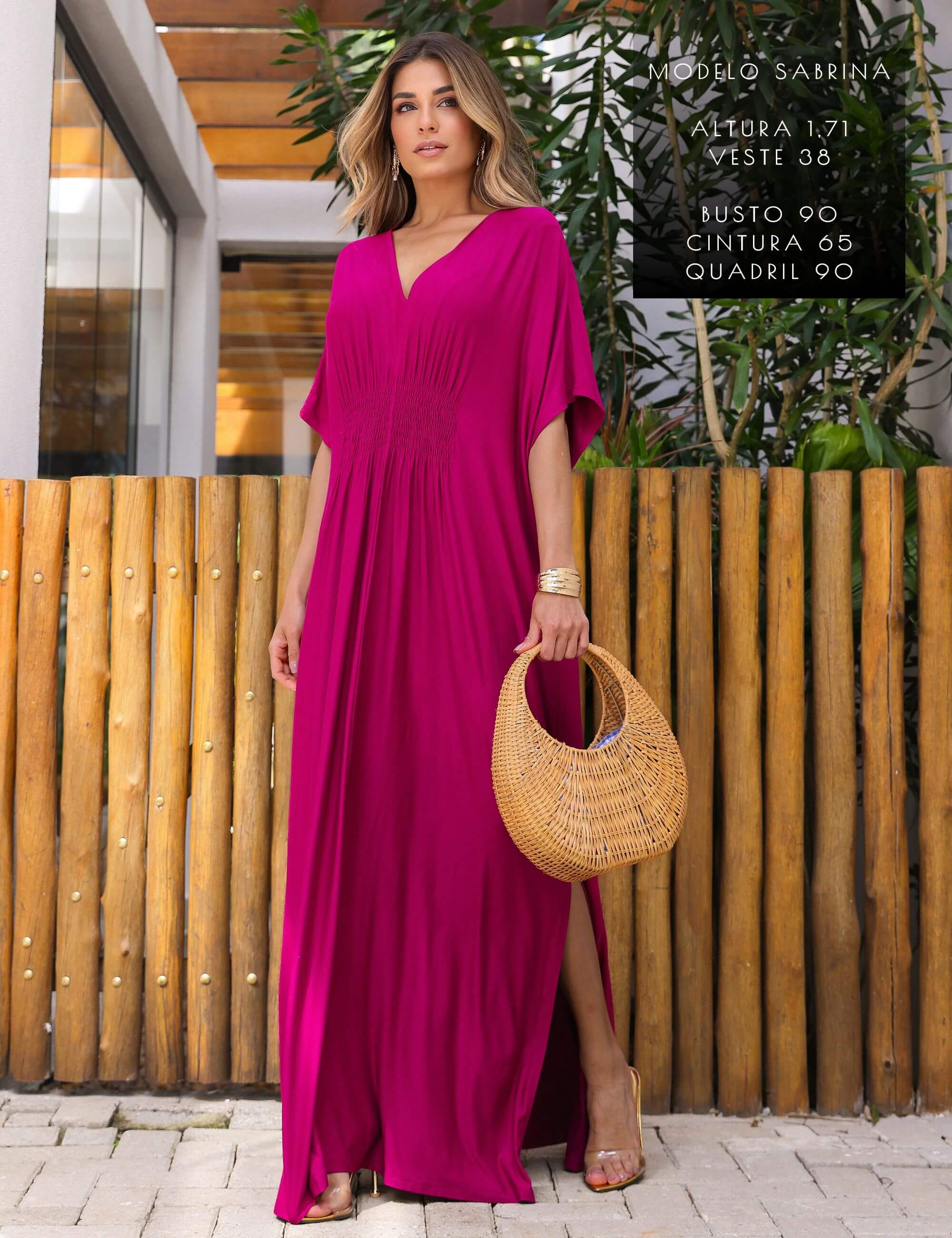 Vestido Elva Violeta Glamour