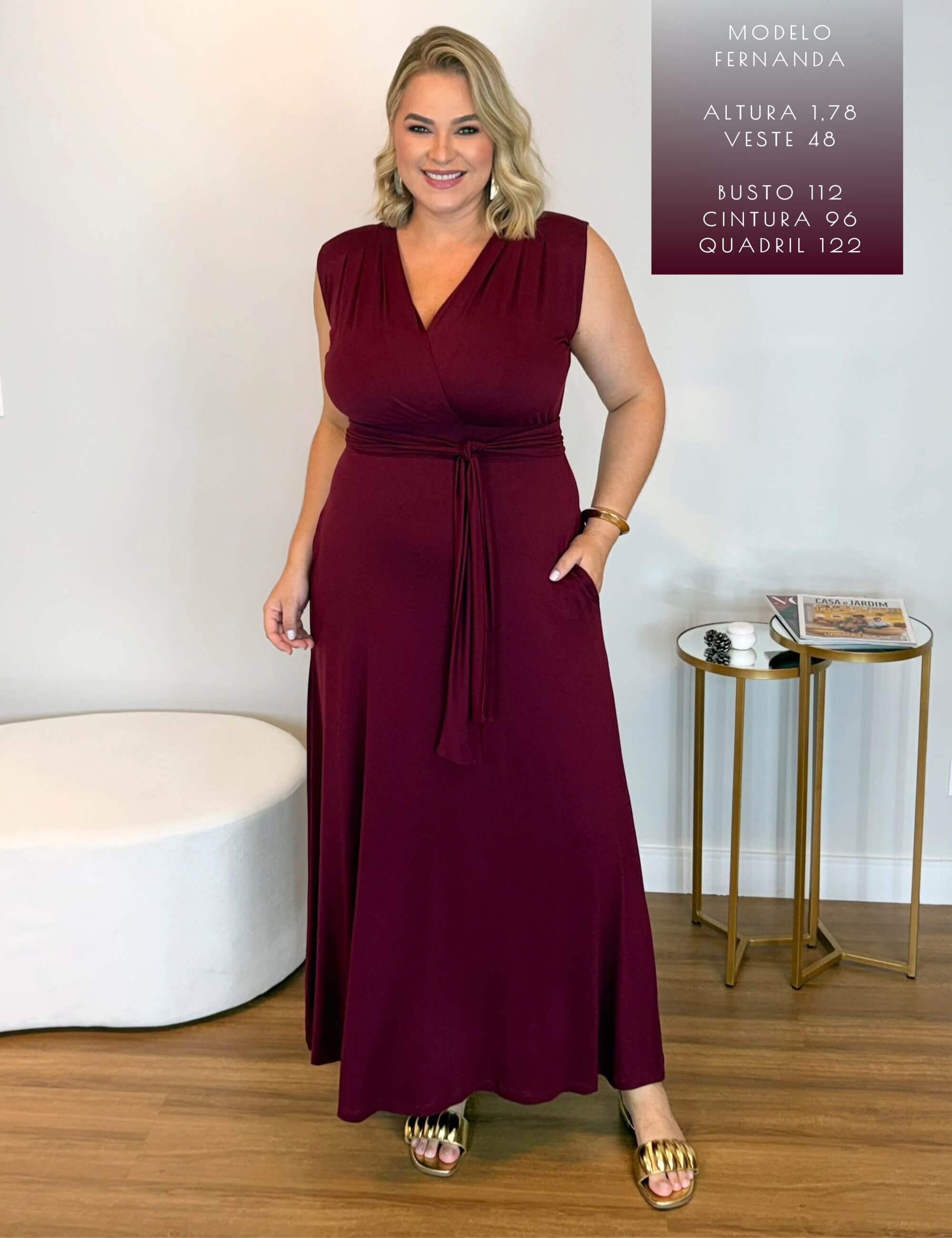 Vestido Galia Bordo