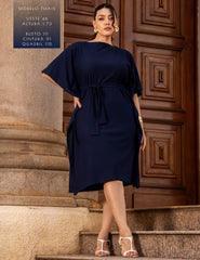 Vestido Marbella Gisela Azul Marinho