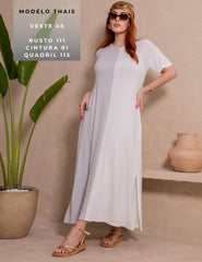 Vestido Pruella Gelo/ Off white