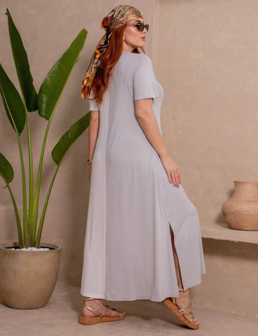 Vestido Pruella Gelo/ Off white