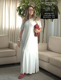 Vestido Pruella Gelo/ Off white