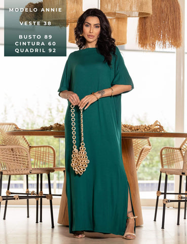 Vestido Vasti Verde Castanheira