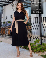 Vestido Vicenza Aera Preto