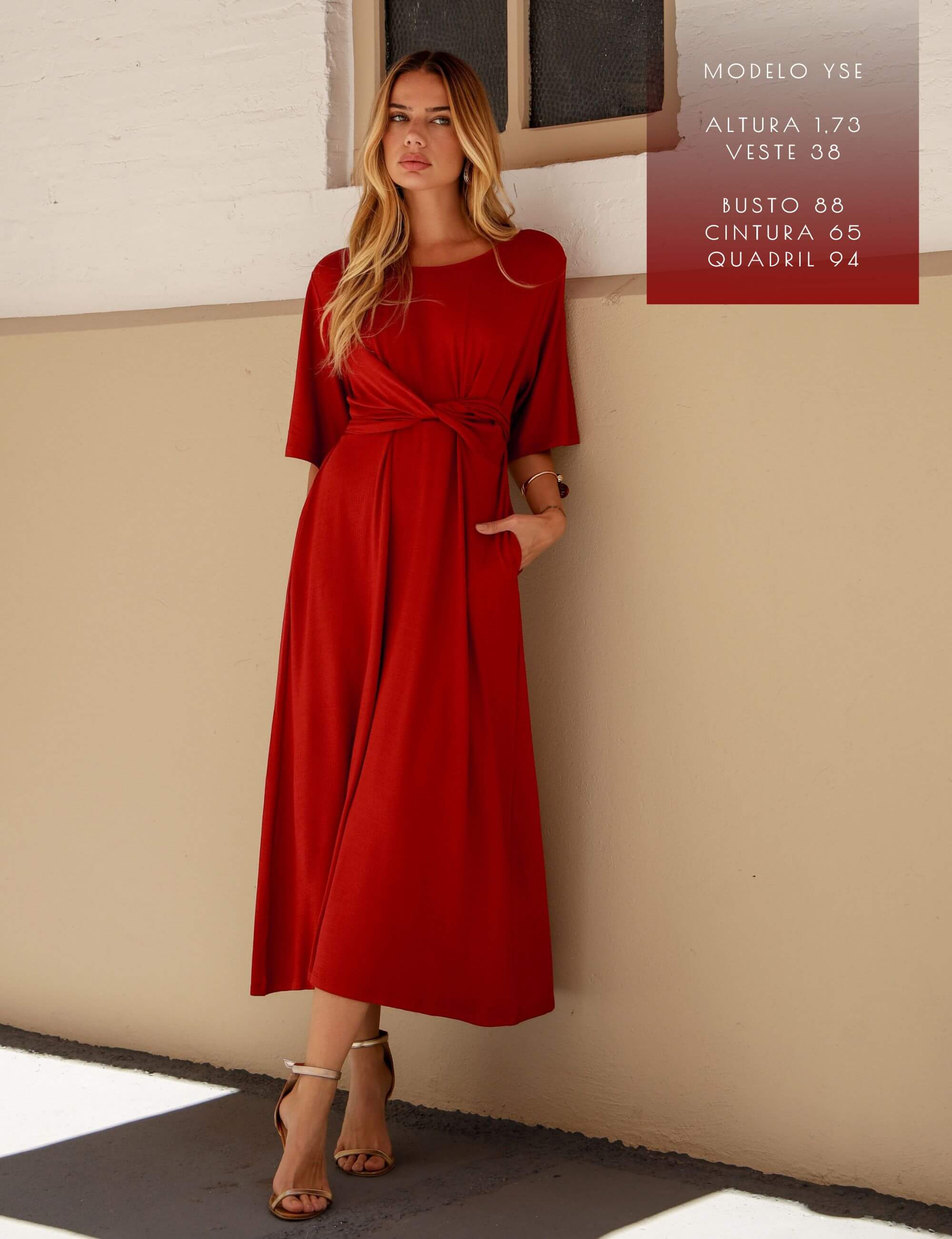 Vestido Vicenza Felicia Marrom Galápagos