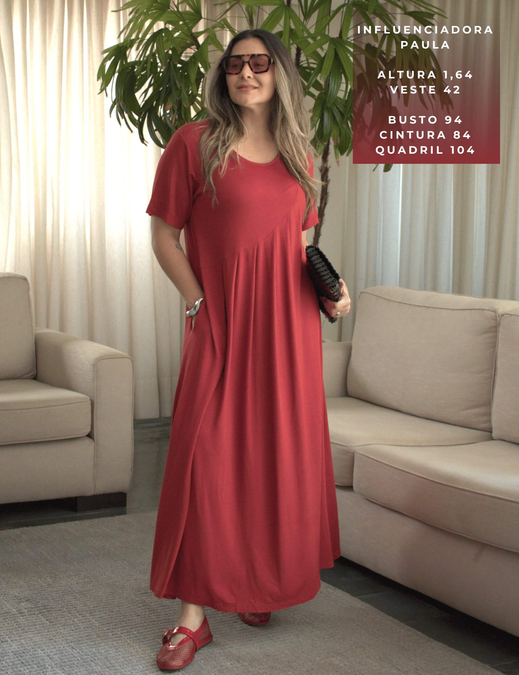 Vestido Vicenza Viola Marrom Galápagos
