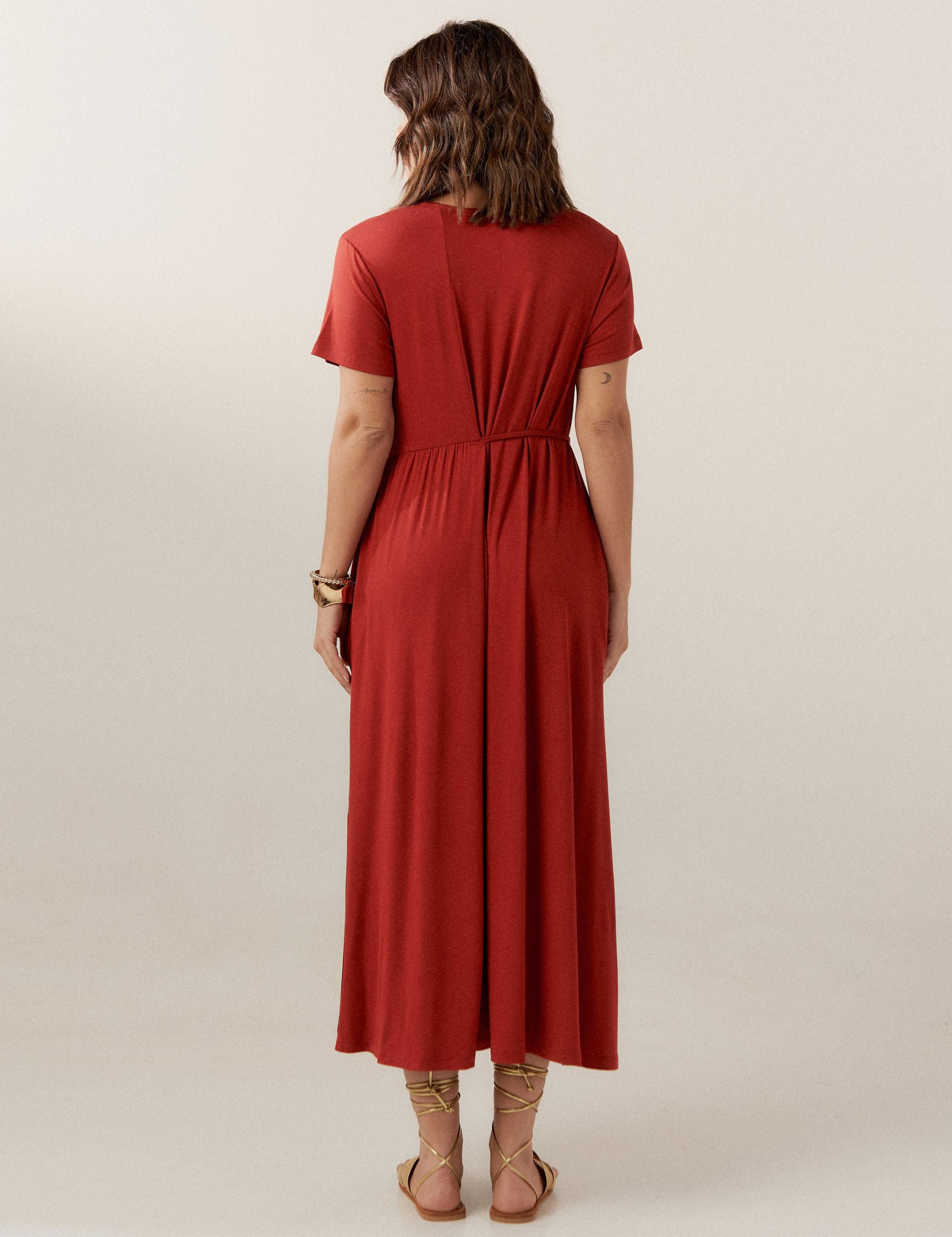 Vestido Otavia Marrom Galápagos